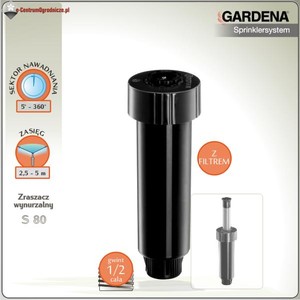 Zraszacz wynurzalny S 80 Gardena (1569)